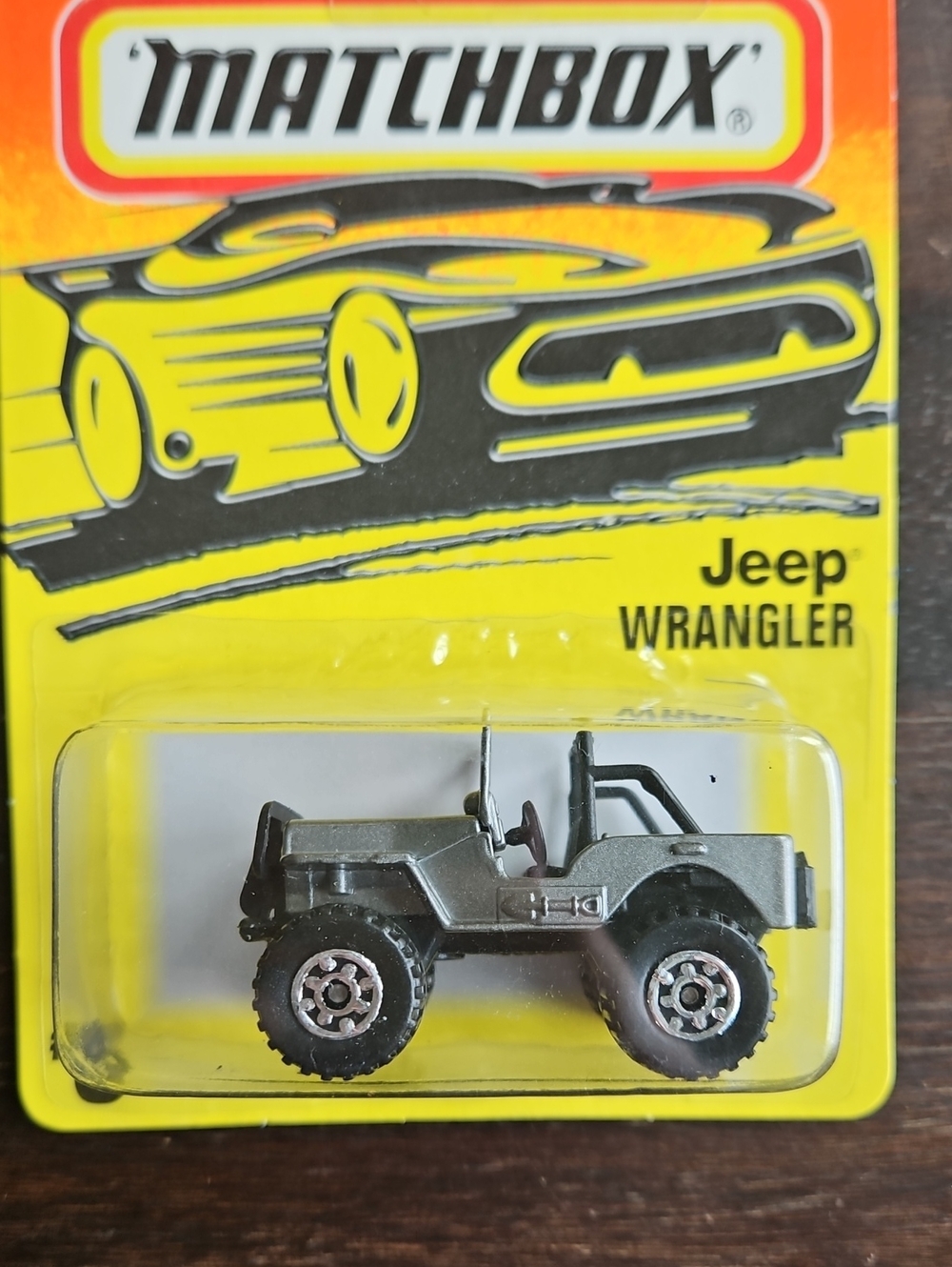 "Jeep Wrangler" 1997 Gray Matchbox Vehicle